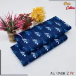 2 Pcs Women's Unstitched Printed Suit