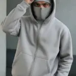 Premium Heavyweight Black Fleece Zipper Hoodie