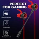 Gaming In-Ear Wired Earphones with Microphone – Perfect for Mobile & PC Gaming