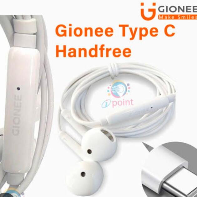 Gionee Type-C Wired Handsfree with Mic – HD Sound & Clear Calls