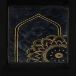 Velvet Printed Kids Quilted Prayer Mat