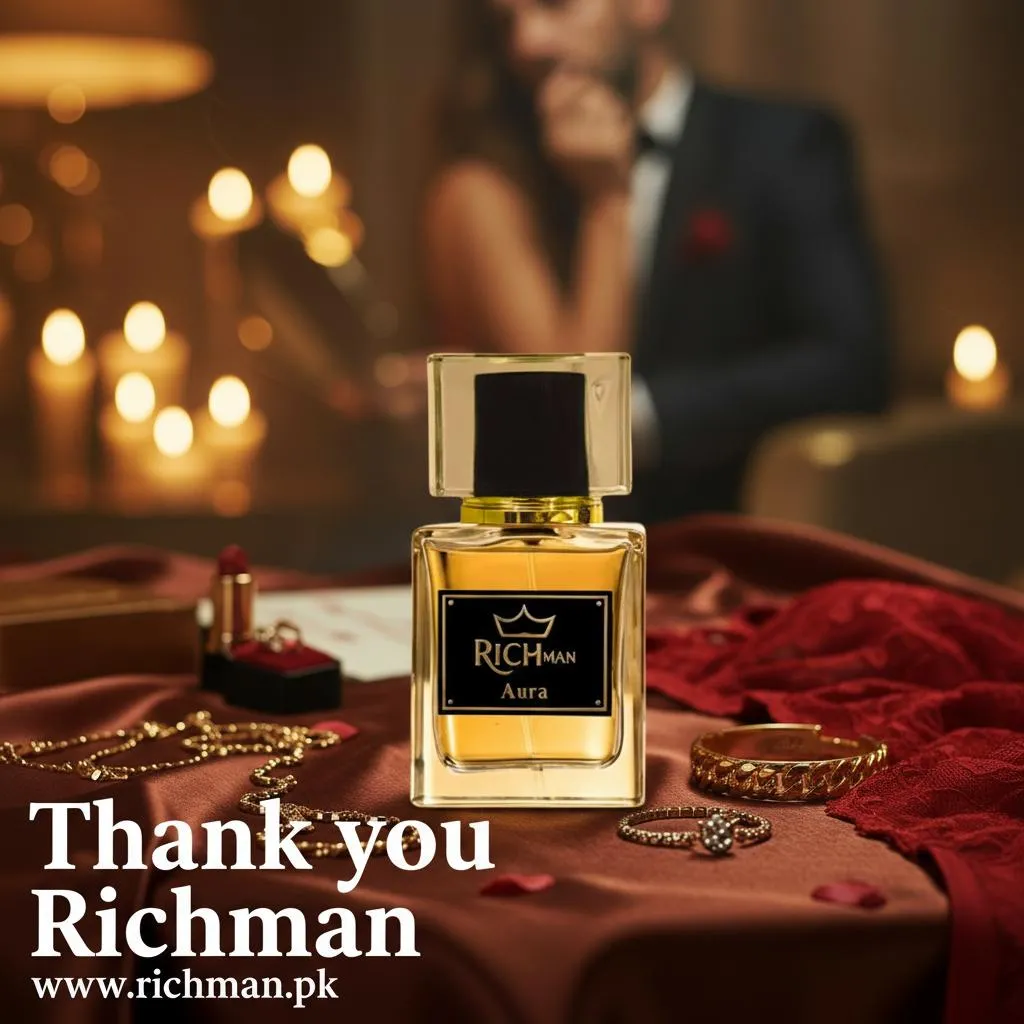 RichMan Aura Perfume for Men, Long Lasting Bold Spicy Scent