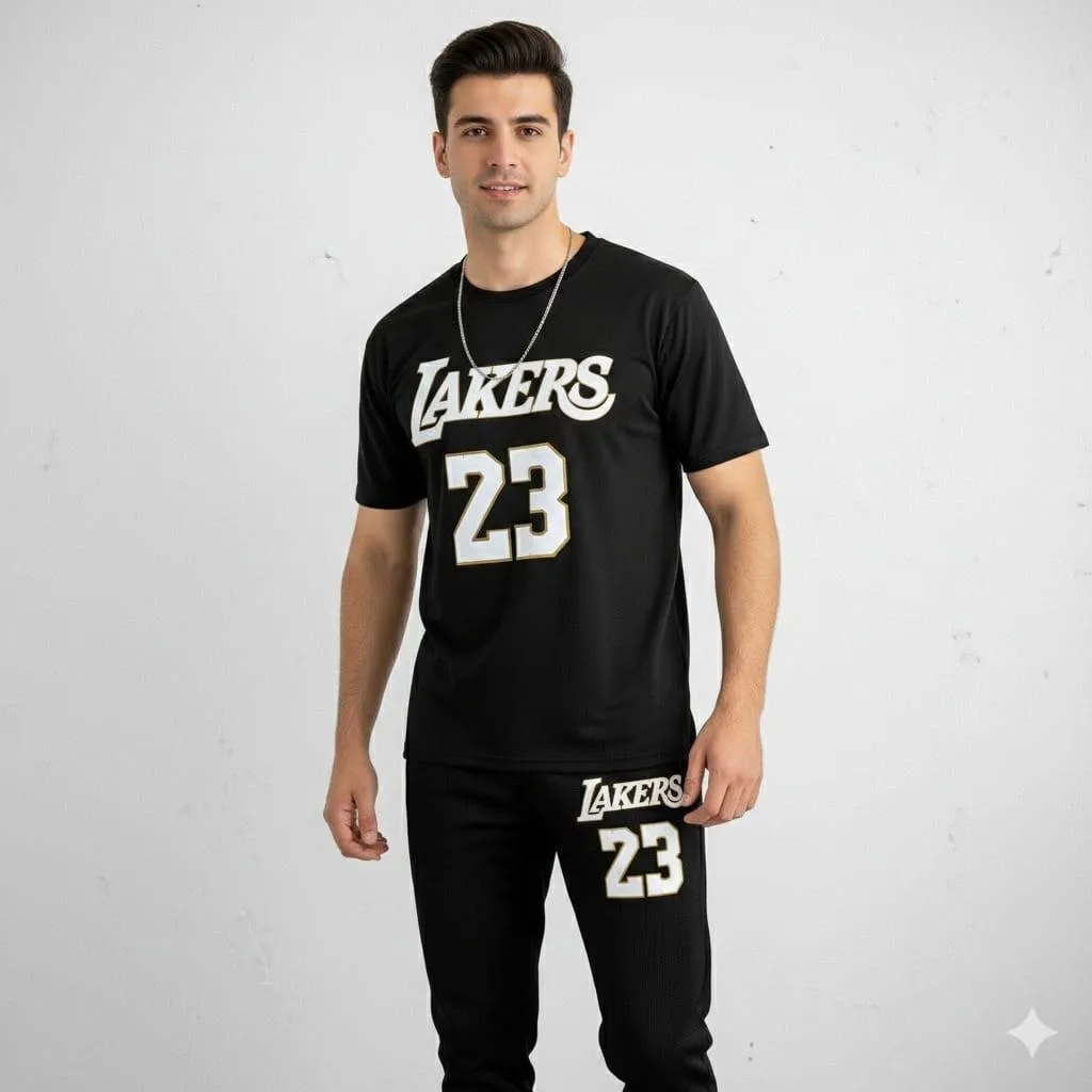 Laker's 23 Printed Summer Track Suit - Image 2
