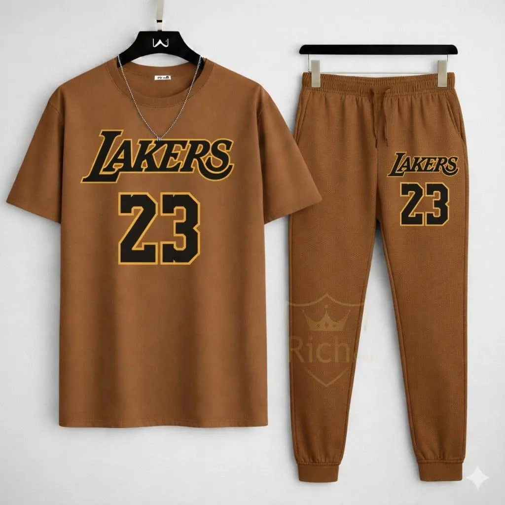Laker's 23 Printed Summer Track Suit - Image 2