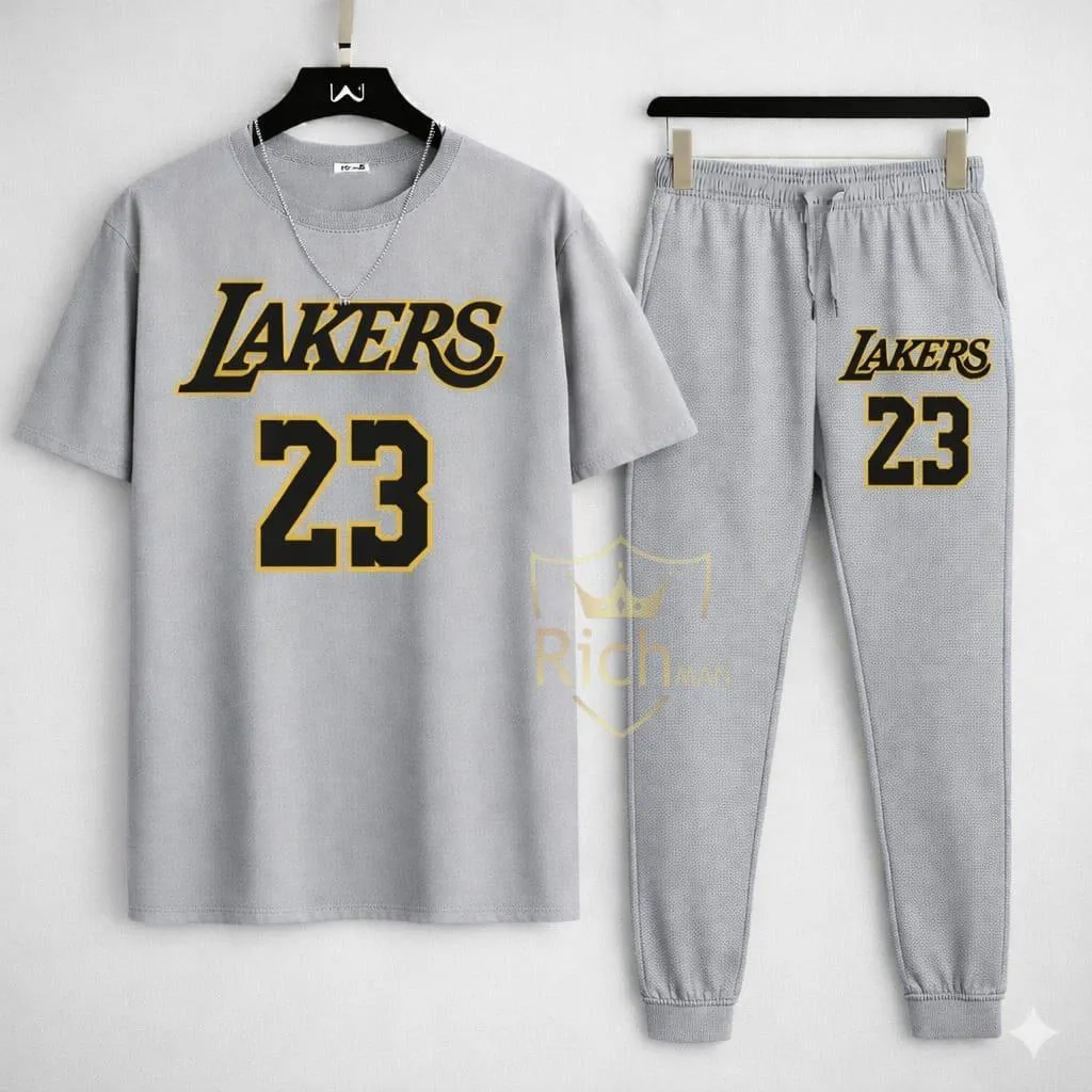 Laker's 23 Printed Summer Track Suit - Image 2
