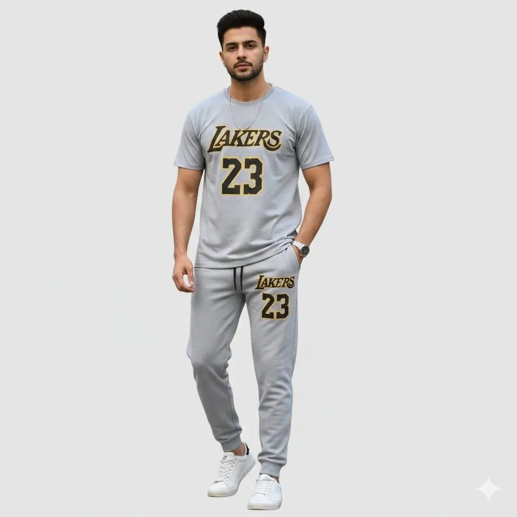 Laker's 23 Printed Summer Track Suit - Image 2