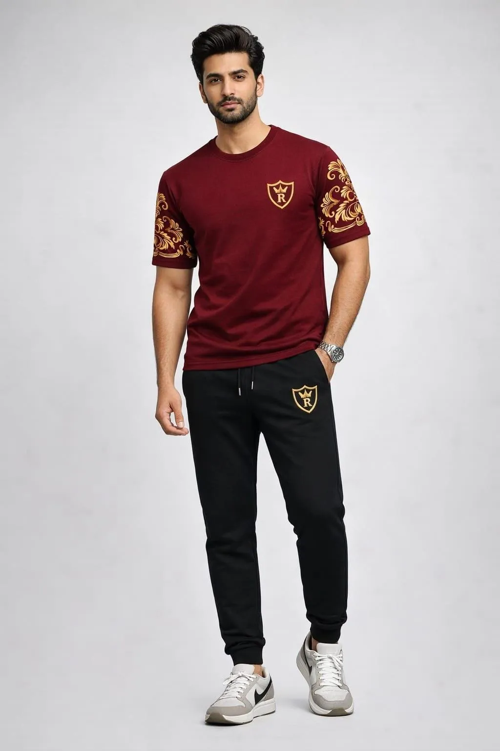RichMan Royal Summer Tracksuit Set – Premium T-Shirt & Trouser (Breathable & Stylish) - Image 2