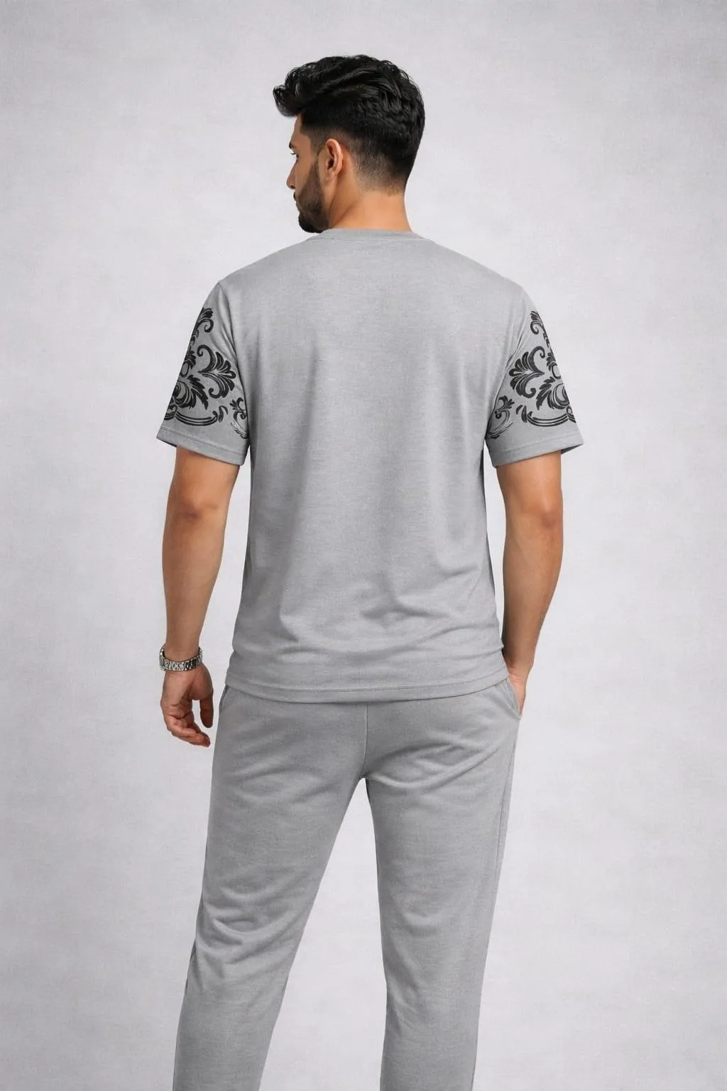 Royal Summer Tracksuit Set – Premium T-Shirt & Trouser (Breathable & Stylish) - Image 3