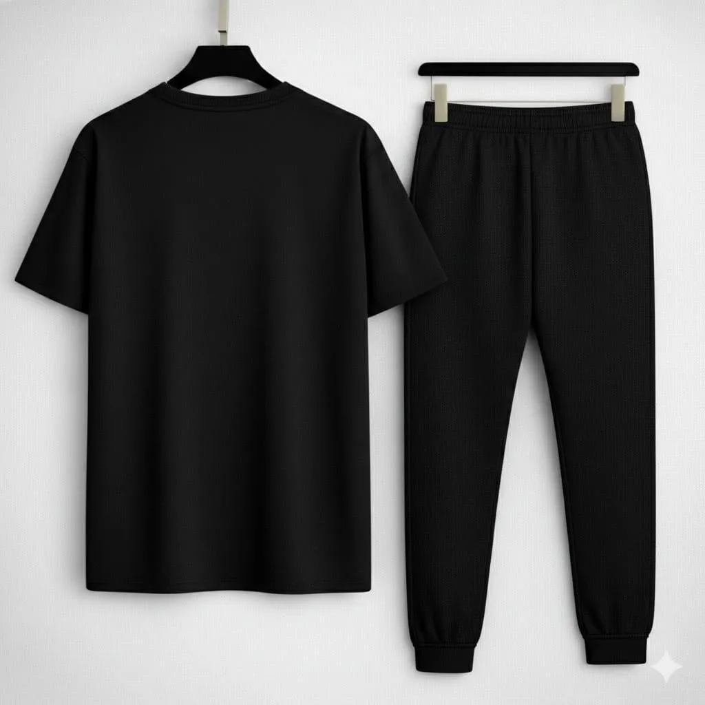 Gold Billionare Printed T Shirt & Trouser Set ( Stylih & Breathable ) - Image 4