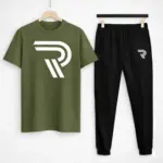 Rich Men R- Printed T Shirt &Trouser Set ( Stylish & Comfortable )