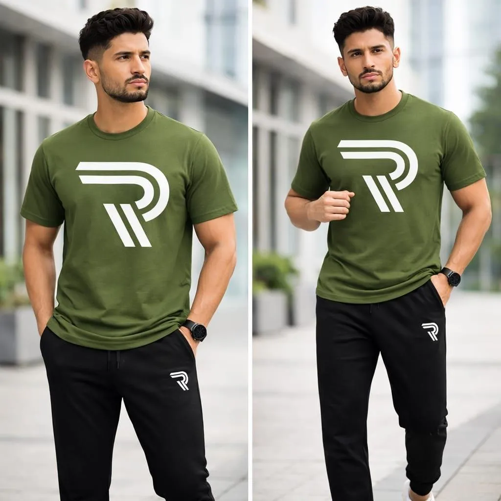 Rich Men R- Printed T Shirt &Trouser Set ( Stylish & Comfortable ) - Image 2