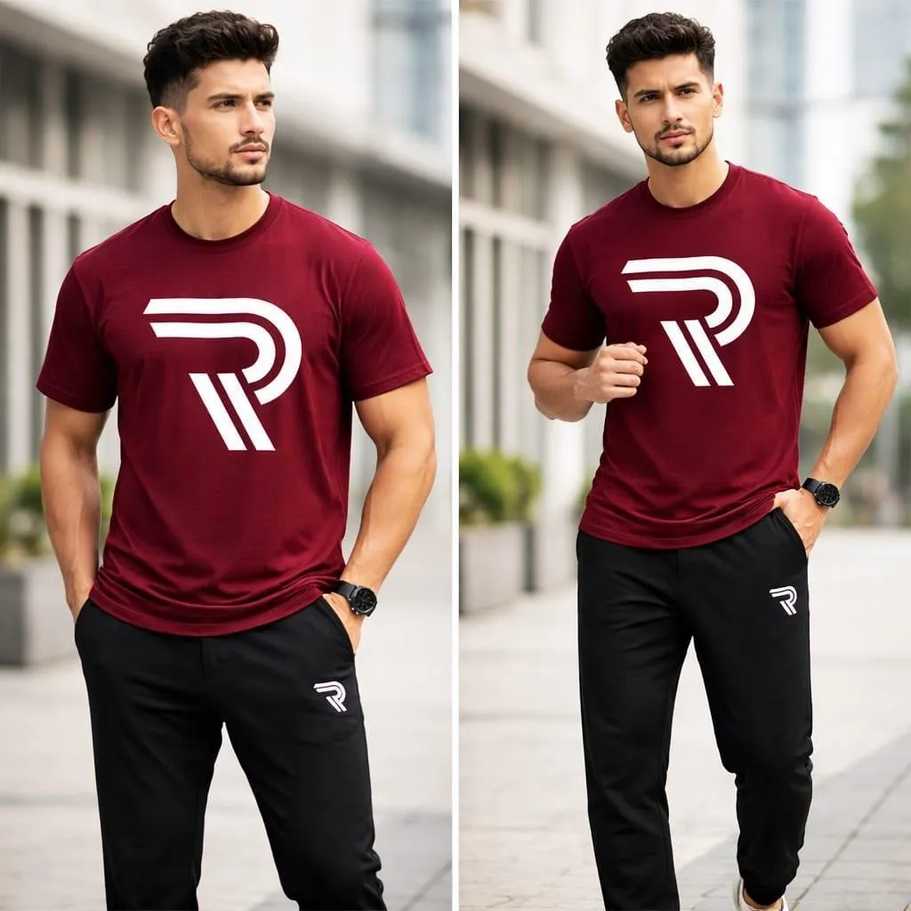 Rich Men R- Printed T Shirt &Trouser Set ( Stylish & Comfortable ) - Image 3