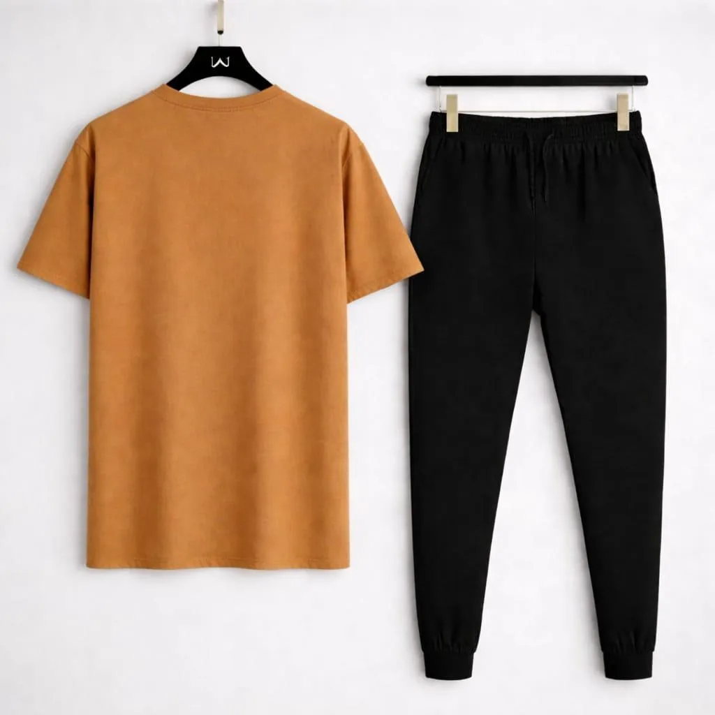 Premium Audi-Logo Printed T Shirt & Trouser Set ( Stylish & Breathable ) - Image 3