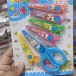 6 Pcs Multicolor Safe Scissors Set - Safe for Kids with Comfortable Grip and Rounded Tips