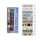 Colorful Durable Washi Tape Set - 10 Pcs Self-Adhesive Crafting Tapes