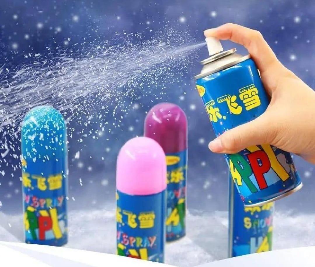 Colorful 4 Pcs Snow Spray - Perfect Decor Accessory for Celebrations - Image 2
