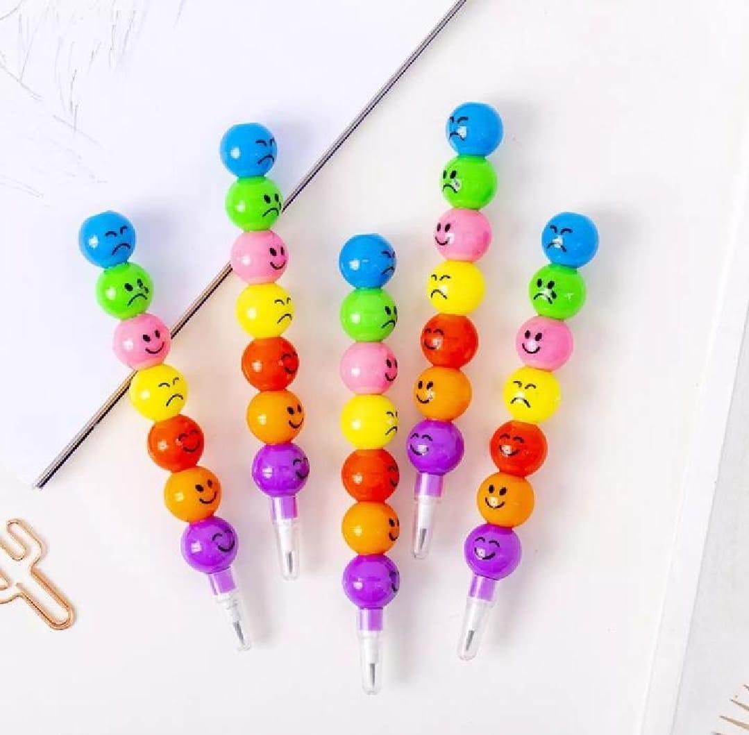 Cute Multicolor 12 Pcs Pencil Set - Perfect Gift for Kids and Students! - Image 3