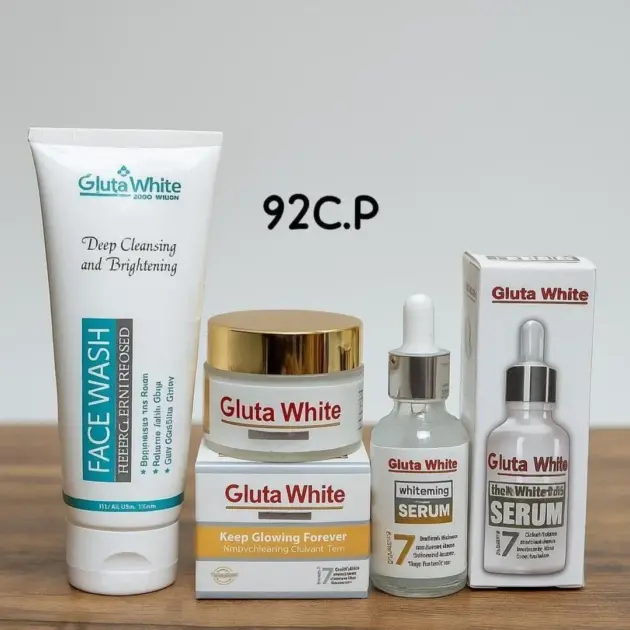 3 in 1 Skincare Bundle - 1 Face Wash, 1 Face Serum, and 1 Face Cream