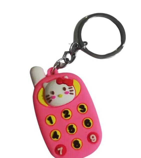 Mini Mobile Shaped Keychain