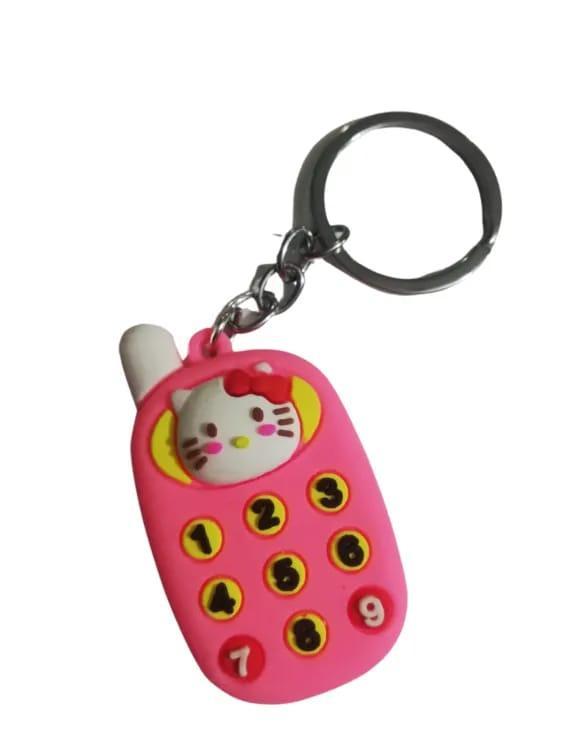 Mini Mobile Shaped Keychain