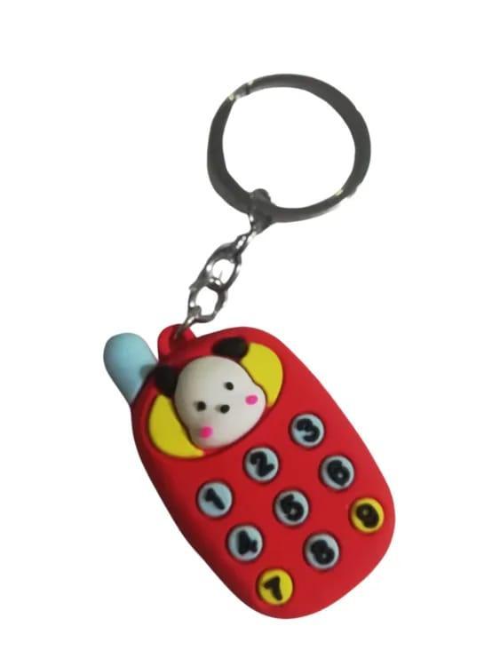 Mini Mobile Shaped Keychain - Image 3