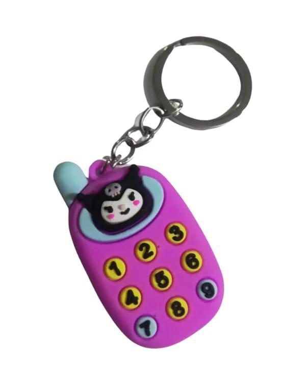 Mini Mobile Shaped Keychain - Image 4