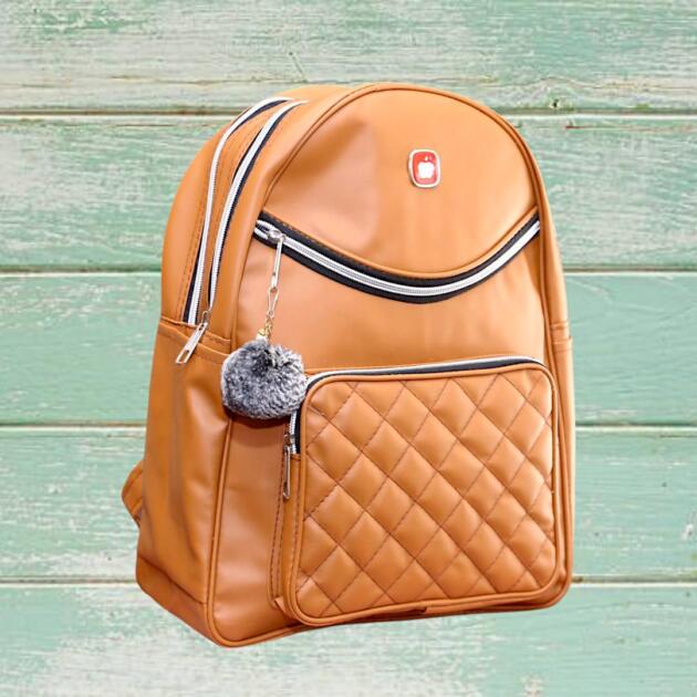 Girl's Leather School Bag
