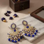 Turkish Design Gold Plated Crystal Earrings