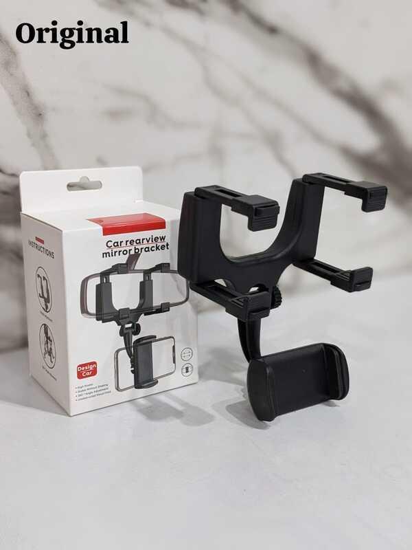 Car Back View Mirror Mobile Phone Holder - Image 2