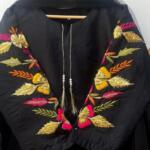 3 Pcs Women’s Stitched Katan Silk Embroidered Suit