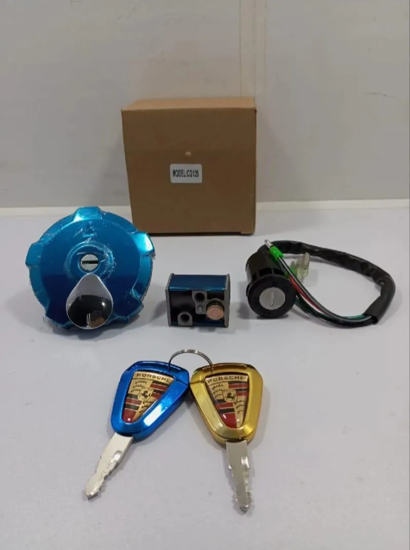 Bike Honda 125 3 Pcs Lock Set , Lock Kit Switch