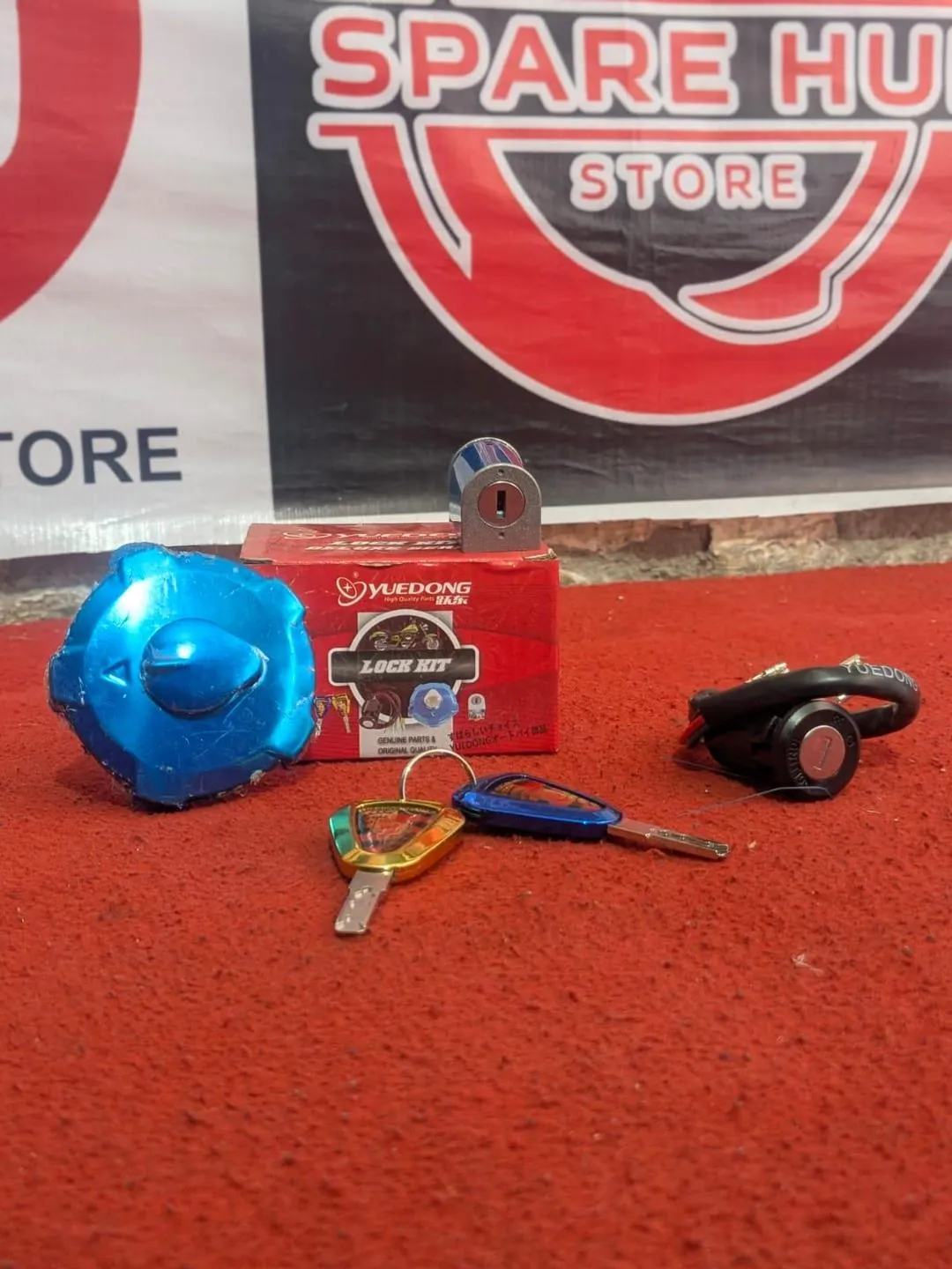 Bike Honda 125 3 Pcs Lock Set , Lock Kit Switch - Image 5