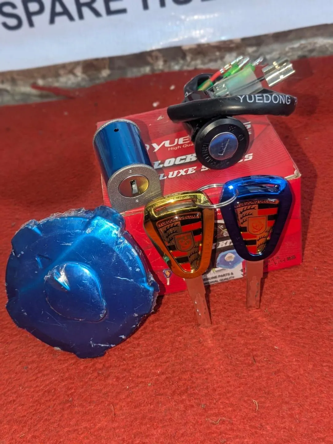 Bike Honda 125 3 Pcs Lock Set , Lock Kit Switch - Image 8