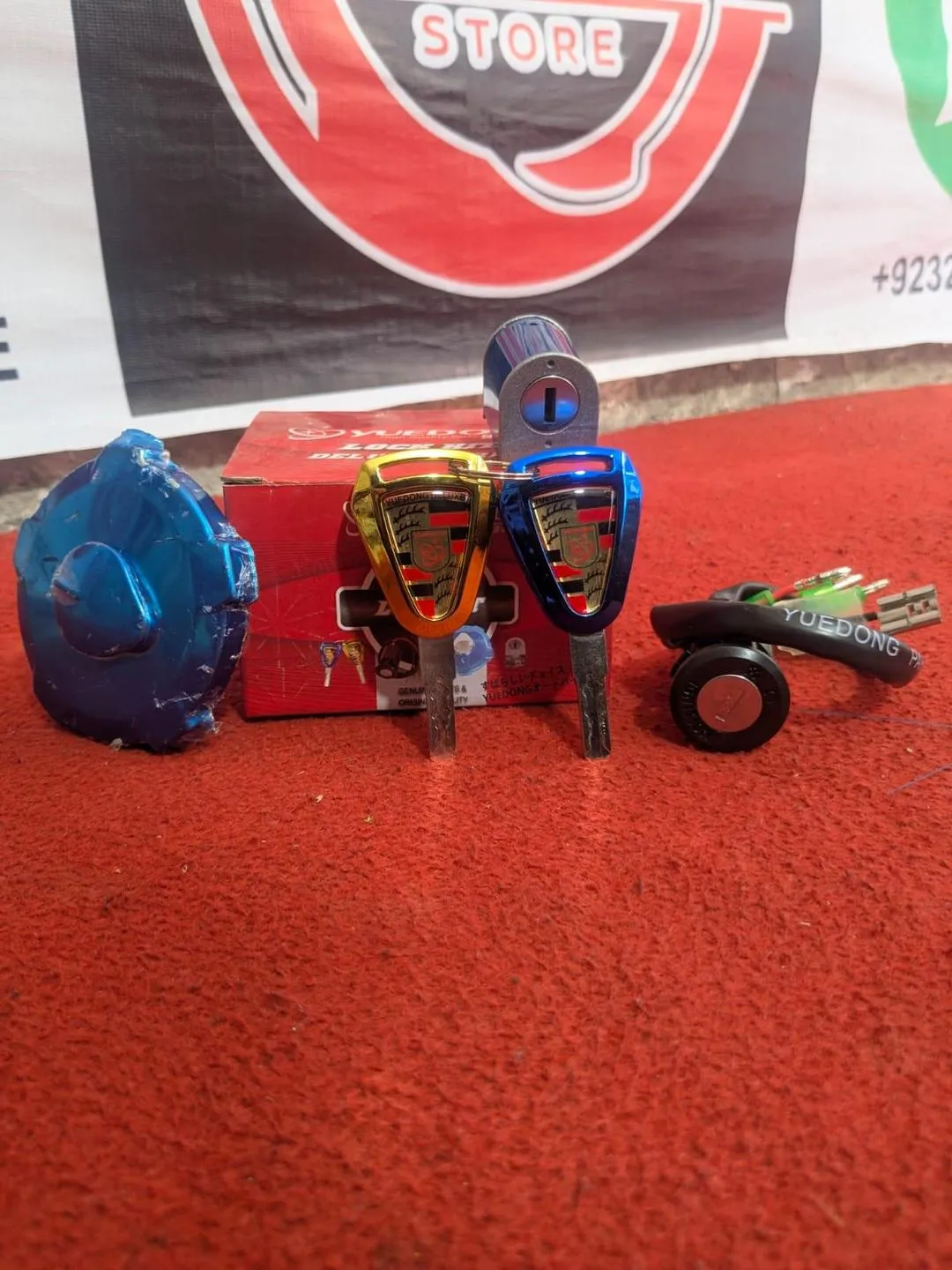 Bike Honda 125 3 Pcs Lock Set , Lock Kit Switch - Image 9