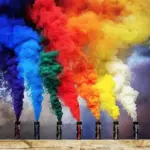 Multicolor Smoke Bomb For Events, 10 Pcs