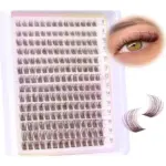 Pre Glued Eyelash Clusters, Wispy Eyelashes Extension Box, Make Your On Lashes