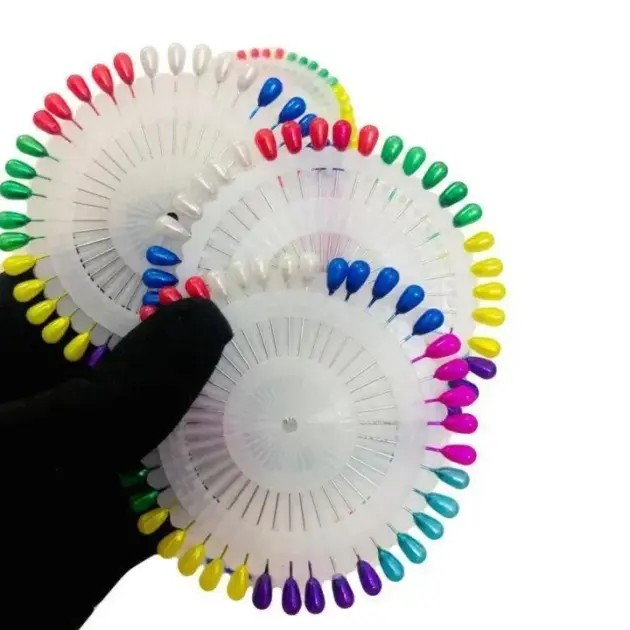 120 Pcs Metal Pearl Hijab Pins, Carrying Hijab Is More Easier