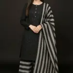 3 Pcs Women's Unstitched Printed Suit