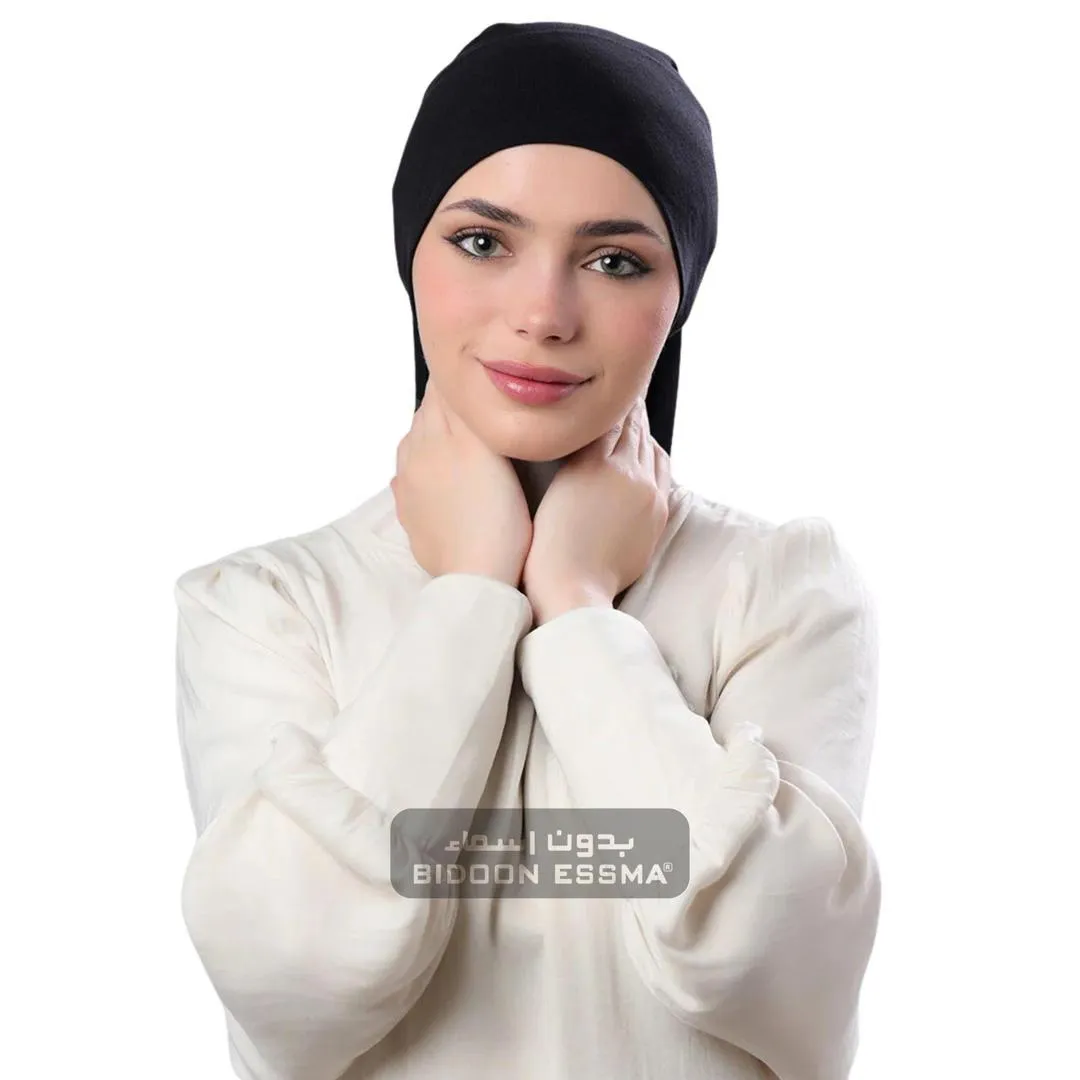 Women's Cotton Jersey Plain Hijab Cap - Image 3
