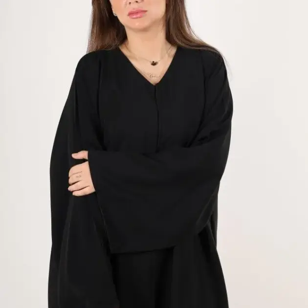 Elegant BIDOON ESSMA Designer Arabic Saudi Abaya for Women