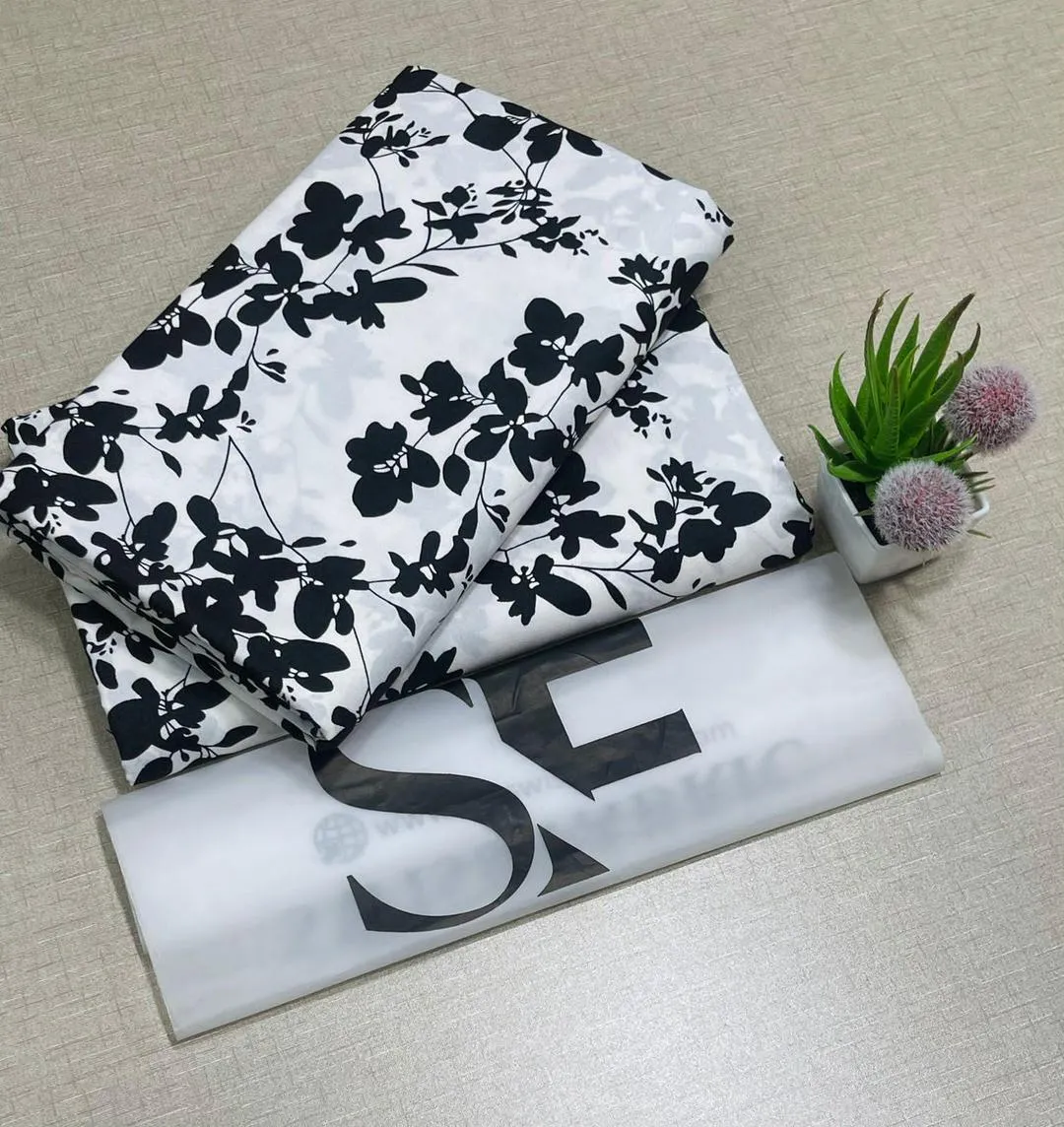 2 Pcs Women's Unstitched Printed Suit