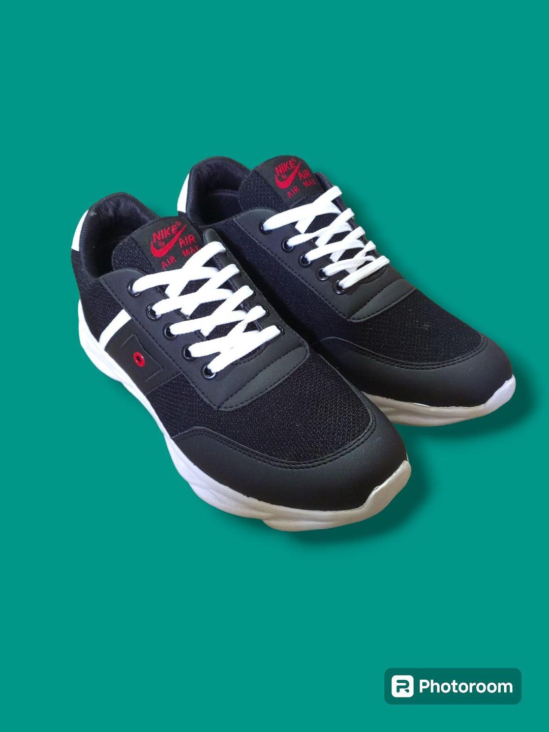 Men's Fancy Sports Shoes - Black - Image 4