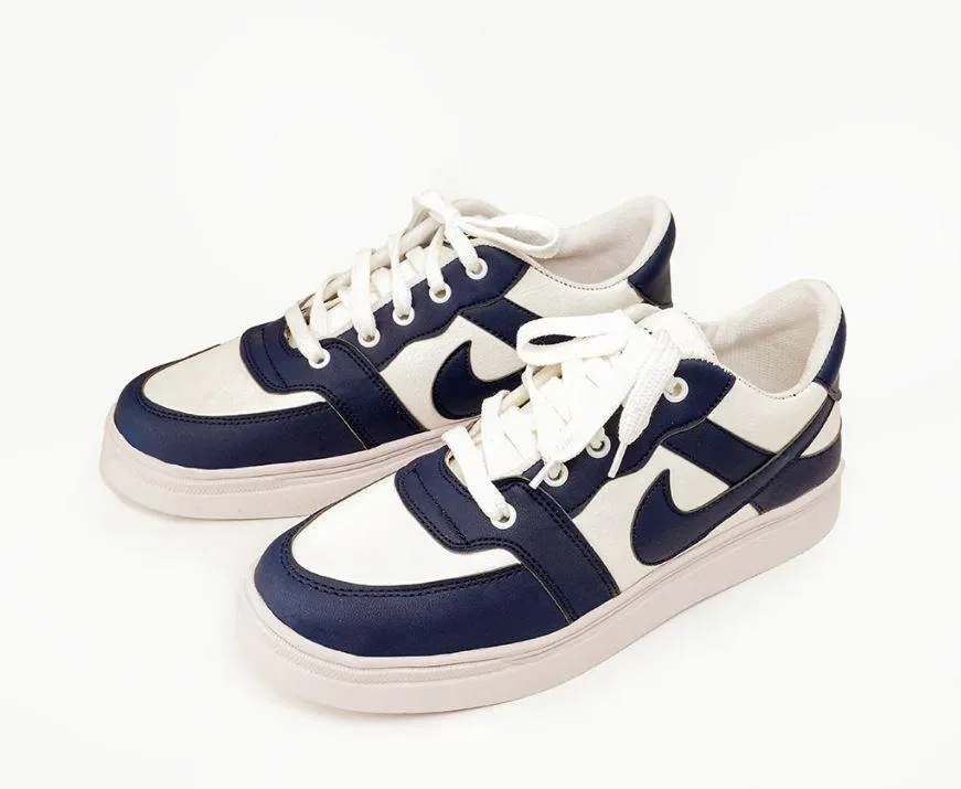 Men's Rexine Fancy Sneakers (JRD-Blue) - Image 2
