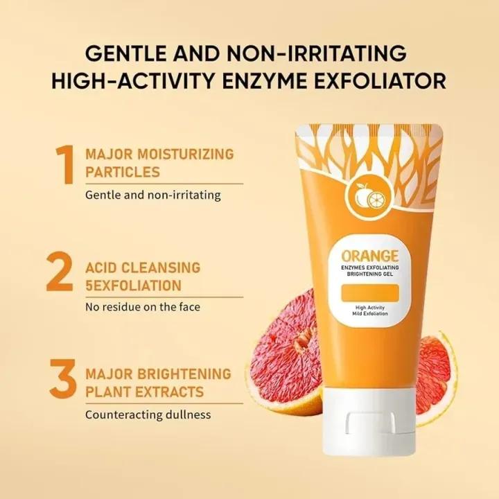 Orange Exfoliating Scrubbing Gel, 120g - Image 6