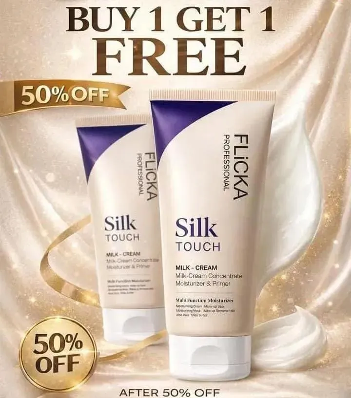 Flicka Silk Touch 3 In 1 Glowy Moisturizer And Primer, Buy 1 Get 1 Free