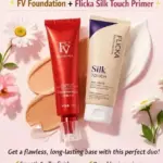 2 in 1 Makeup Deal, Flicka Primer + Fv Foundation, Buy 1 Get 1 Free