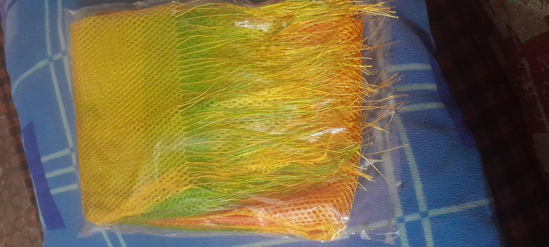 Net Mehndi Dupatta 12-Pc (Length 2-meter, Width 20-cm) for Mehndi and Parties - Image 3