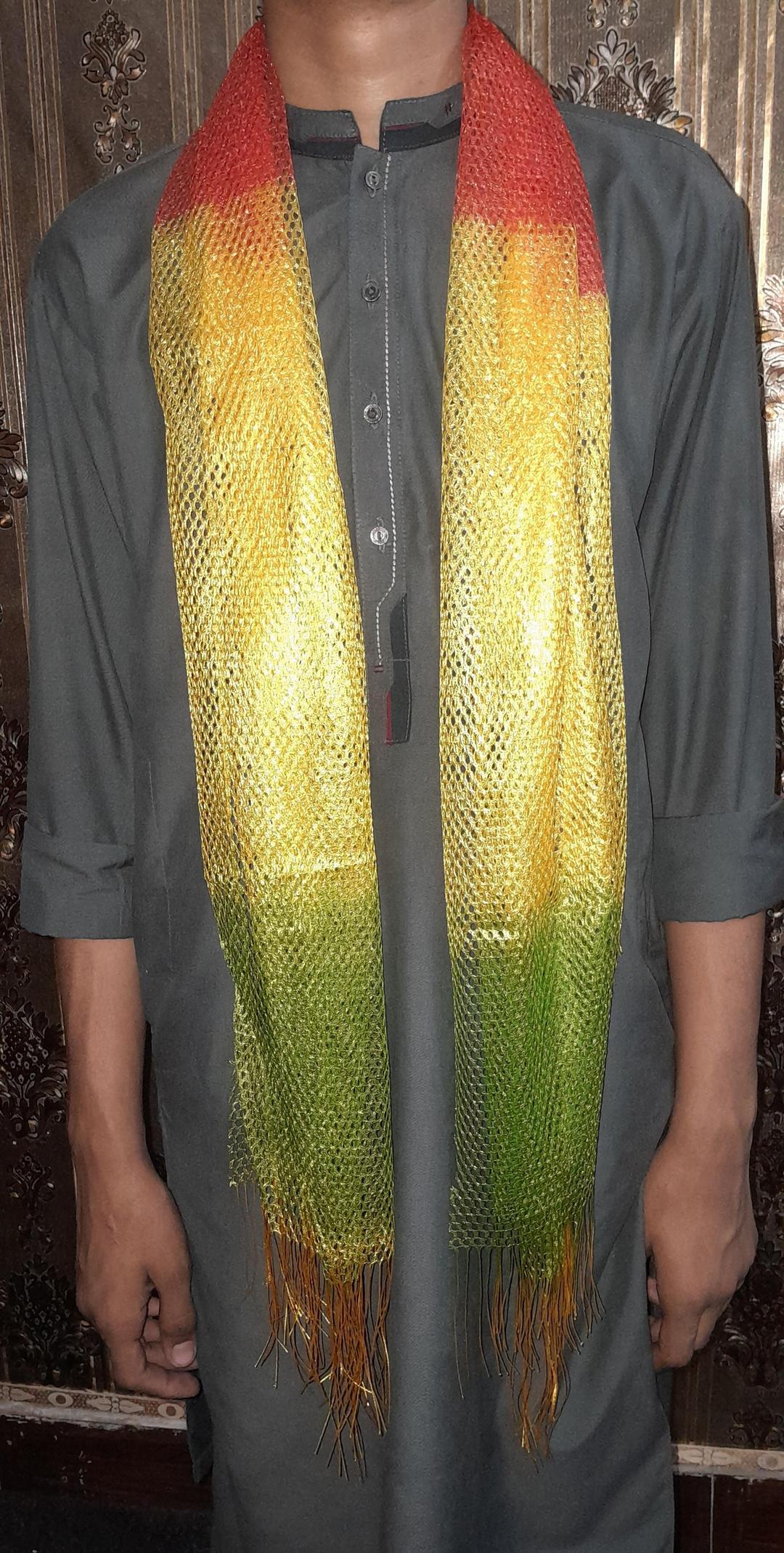 Net Mehndi Dupatta 12-Pc (Length 2-meter, Width 20-cm) for Mehndi and Parties - Image 5