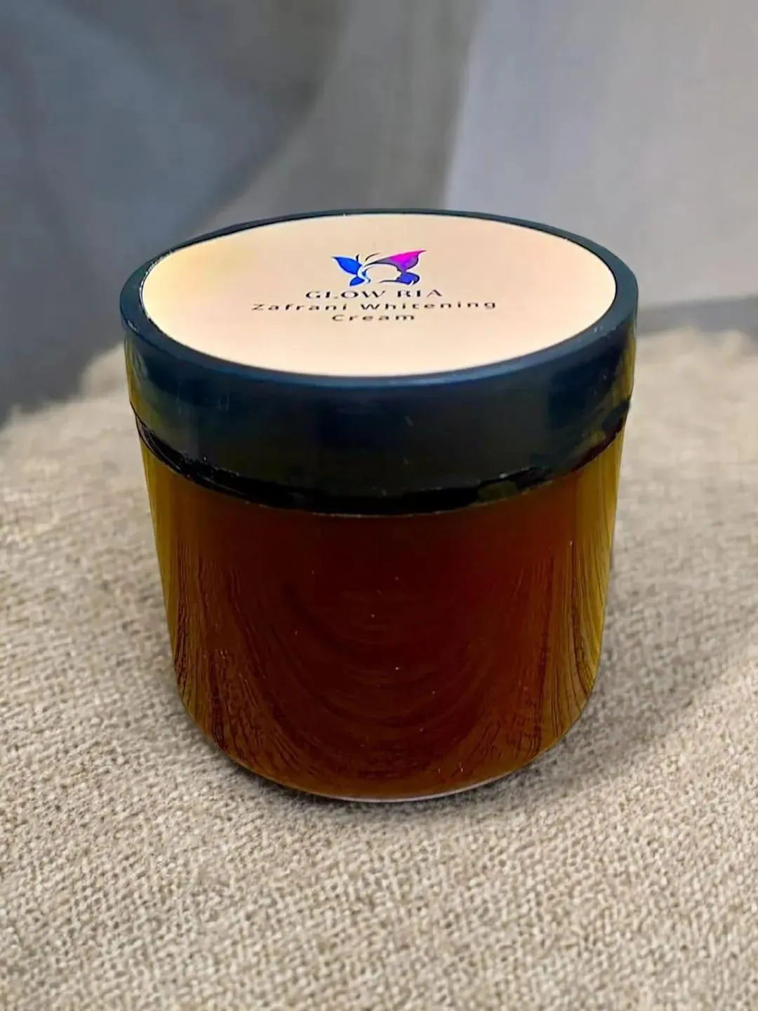 Glow Ria Zafrani Whitening Cream, 250 Gram, 1 Pc Black Jar, Best Results - Image 2