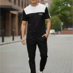 2 Pcs Men's Dri Fit Printed Track Suit